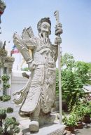 Guard, Marble Temple, Bangkok